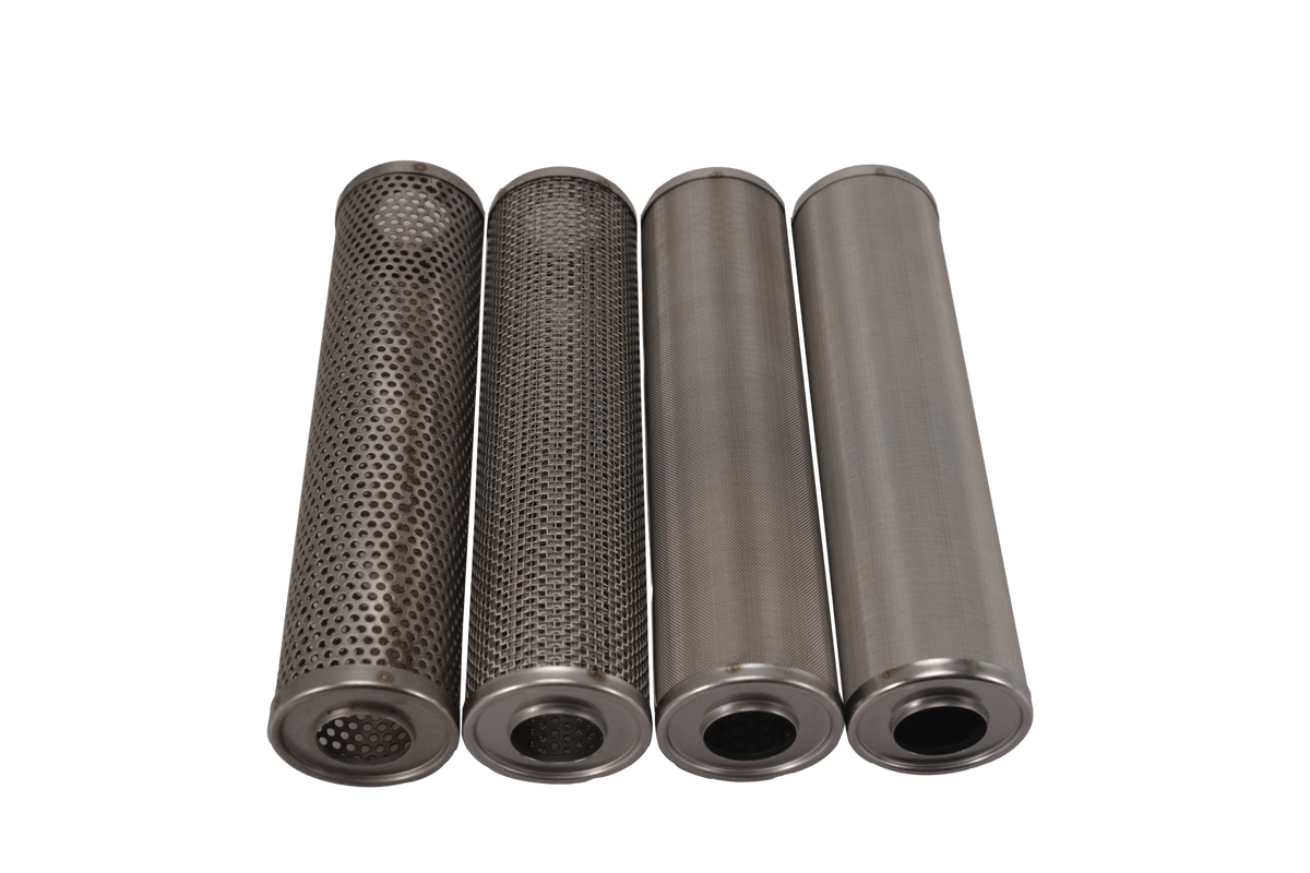Reusable 304 stainless steel mesh filter cartridges for 2.5 in housings, double open end