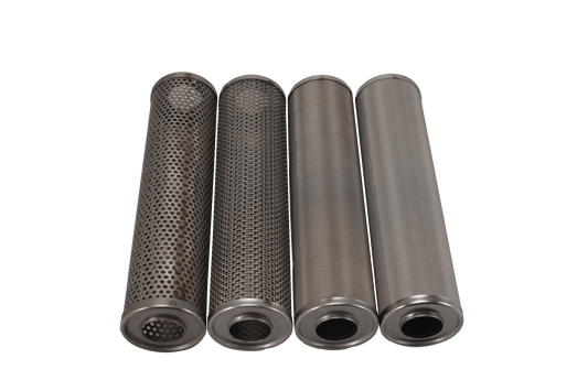 Reusable 304 stainless steel mesh filter cartridges for 2.5 in housings, double open end
