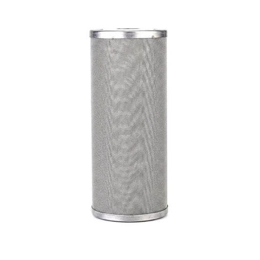 Reusable stainless steel mesh filter cartridge, 4.5 in jumbo, DOE flat ends